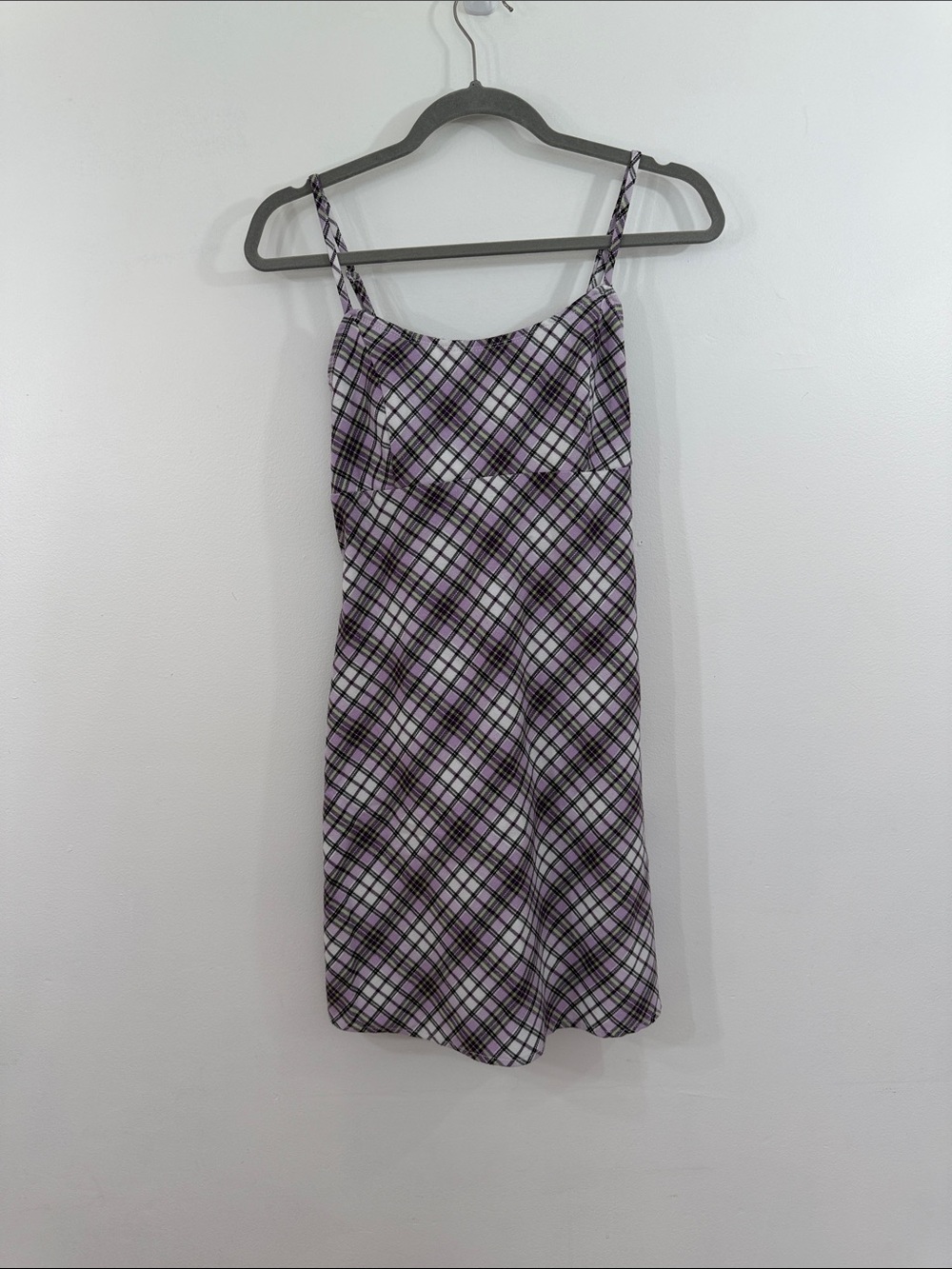 John Galt Plaid Mini Dress